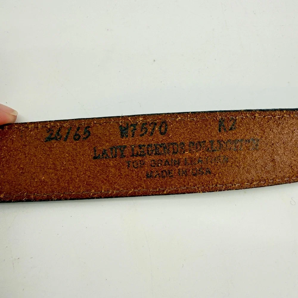 Lady Legends Western‎ Leather Belt Unisex 30